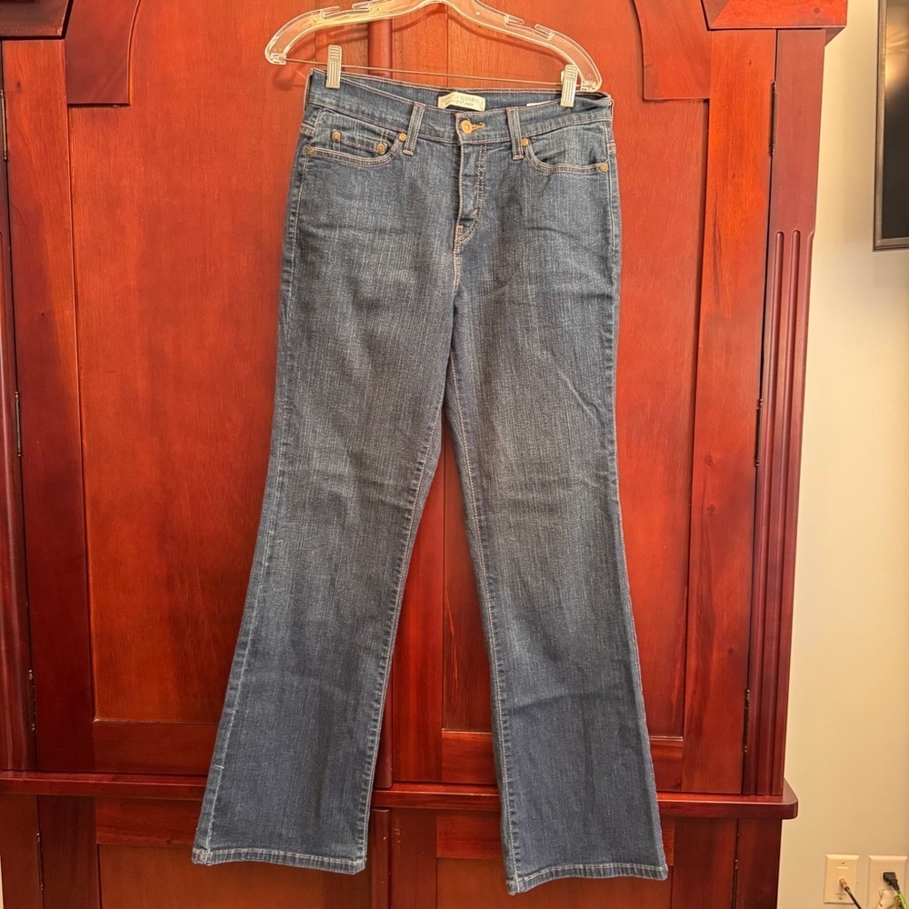 Levi's 512 Bootcut Perfectly Slimming Denim Stretch Jeans Size 8M